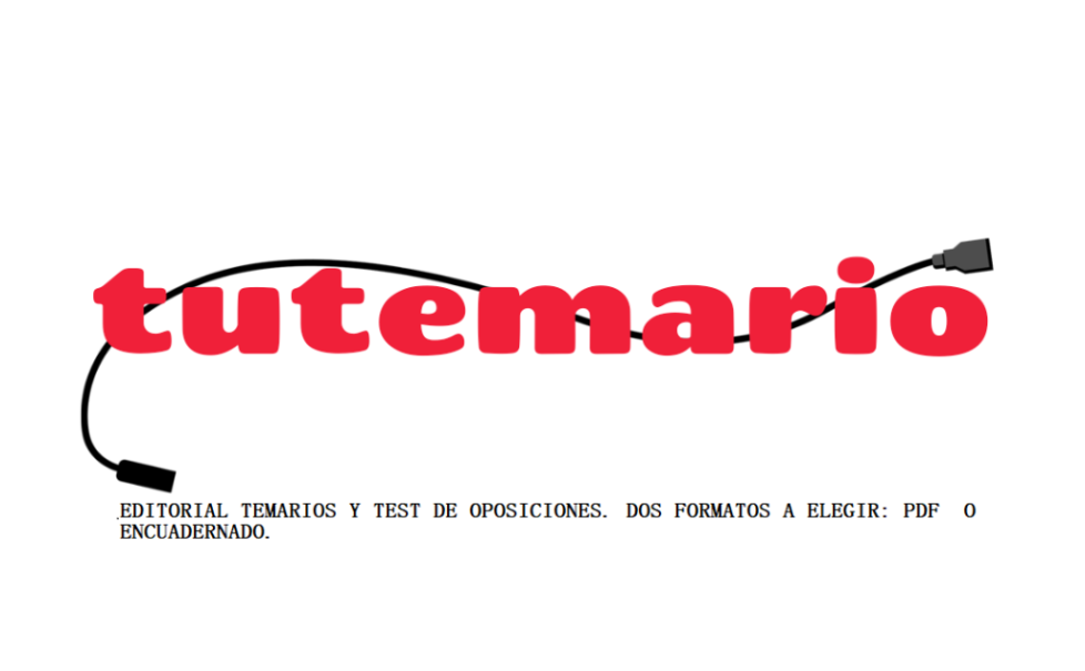 Temarios y test oposiciones en pdf y encuadernados