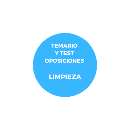 TEMARIO Y TEST OPOSICIONES LIMPIEZA