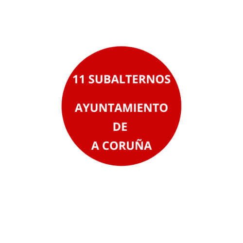 11 SUBALTERNOS AYUNTAMIENTO DE A CORUÑA