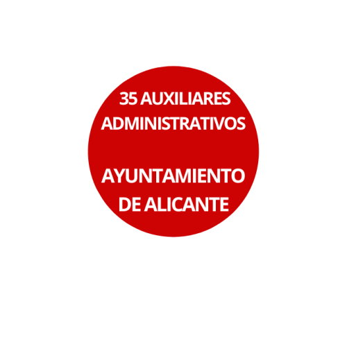 Oposición 35 Auxiliar Administrativo Ayuntamiento de Alicante