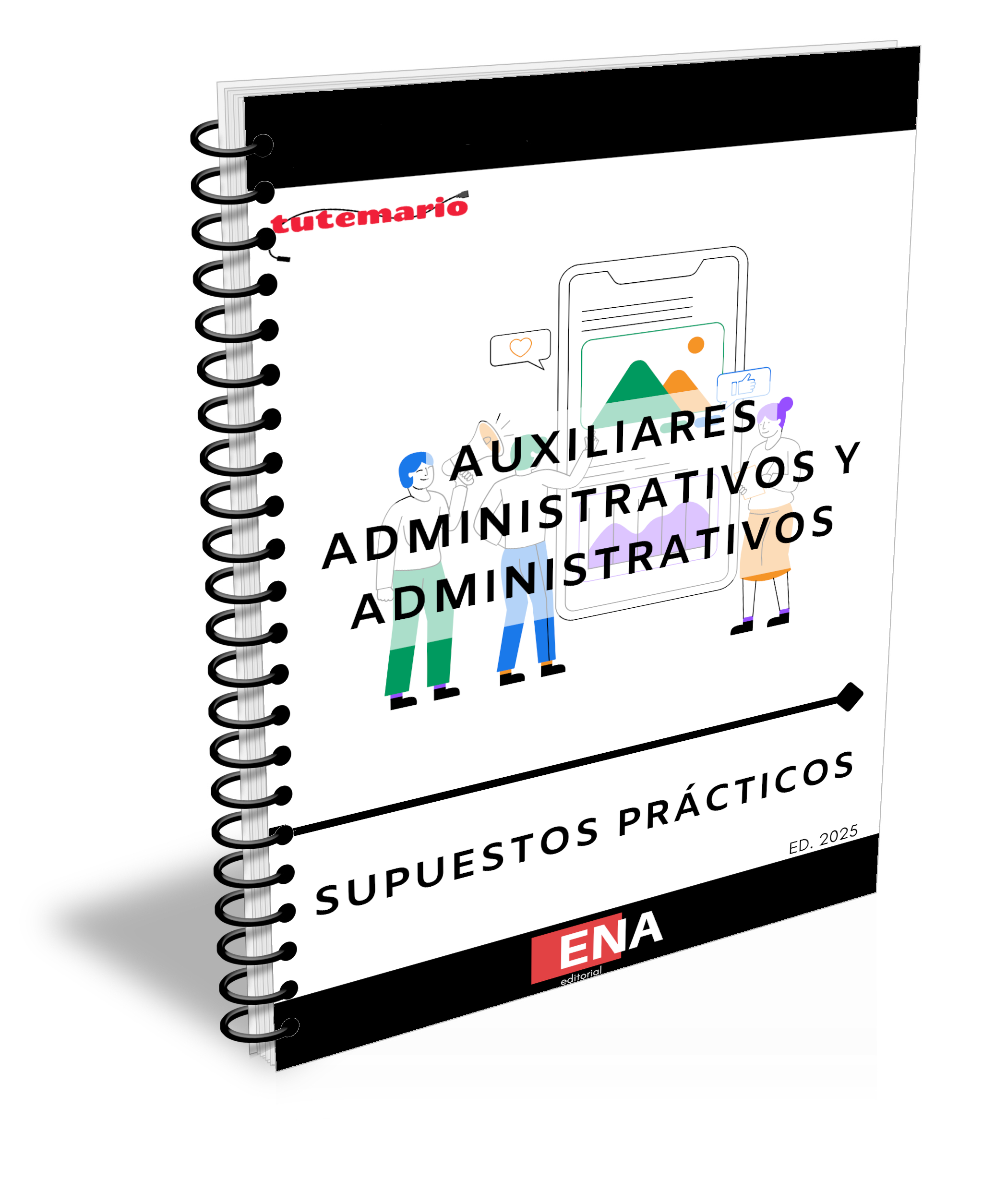 LIBRO DE SUPUESTOS PRÁCTICOS ADMINISTRATIVOS (FORMATO ENCUADERNADO)