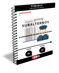 LIBRO-TEMARIO, los 10 temas solicitados para el estudio de las oposiciones convocadas por el Ayuntamiento de Jerez de la Frontera, de 24 plazas de Subalternos, en régimen de personal funcionario de carrera, y publicadas por Acuerdo de la Junta de Gobierno Local, en sesión ordinaria celebrada el día 30 de diciembre de 2024, al particular 45 del Orden del Día.