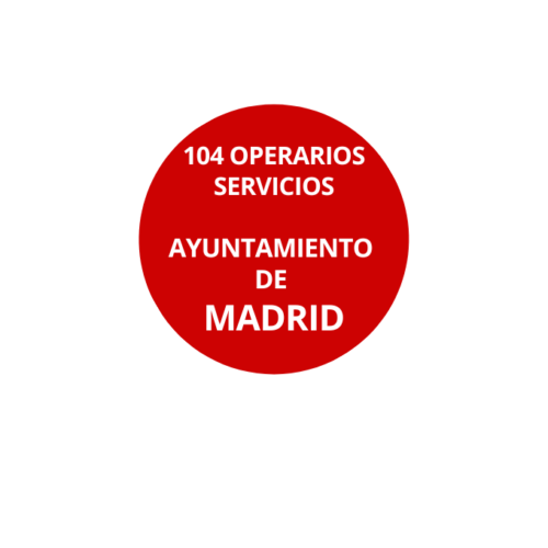 104 Plazas Operarios Servicios Generales Ayuntamiento Madrid