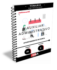2. 6 Plazas auxiliar administrativo Ayuntamiento de Sueca TEMARIO (Encuadernado)