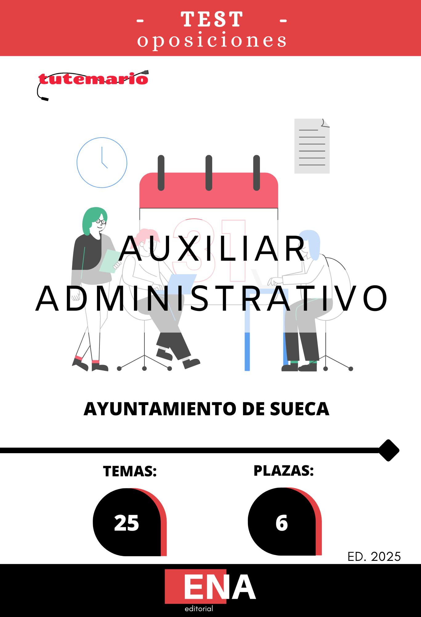 Material de estudio para la Oposición 6 Plazas auxiliar administrativo Ayuntamiento de Sueca
