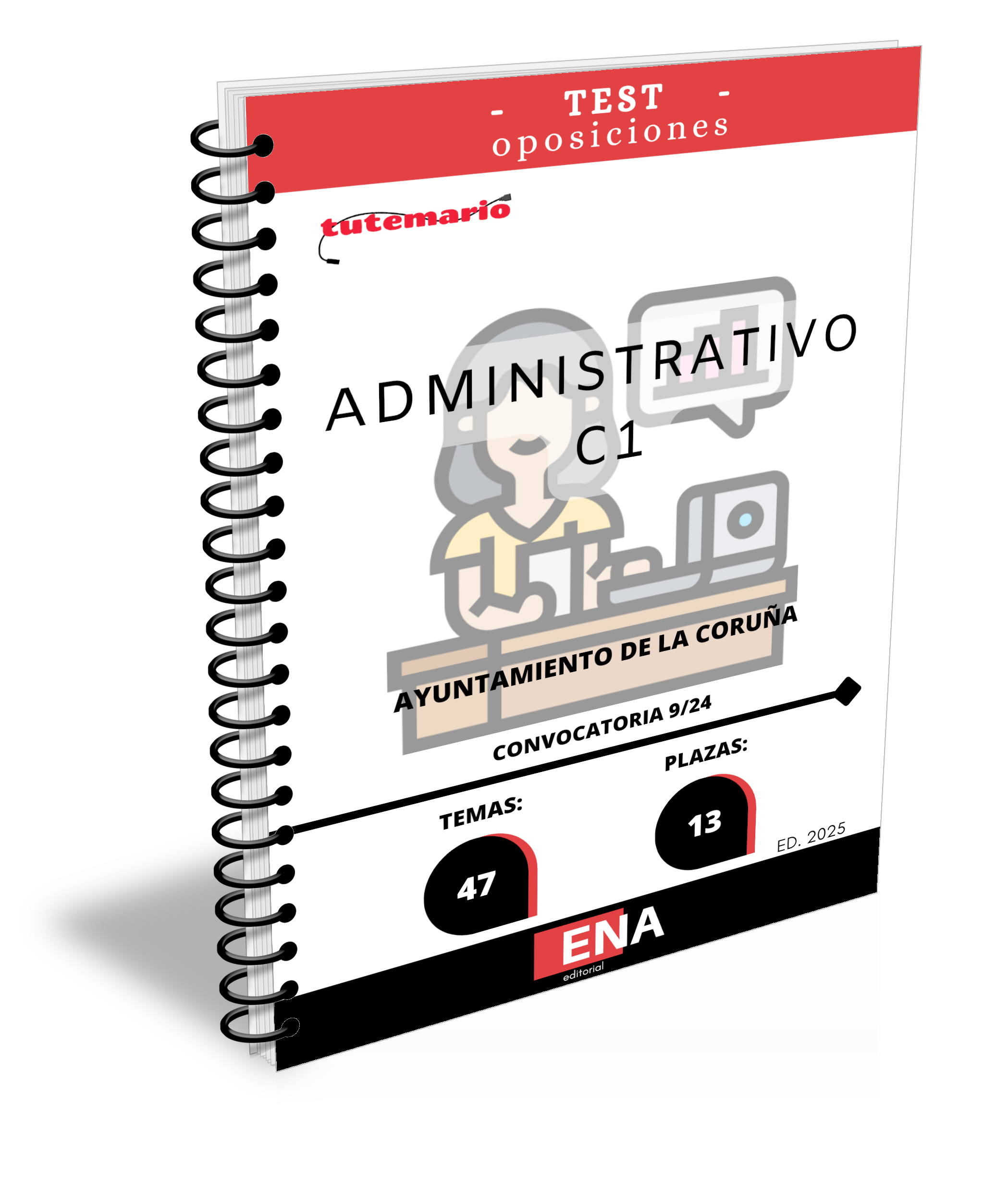 13 plazas C1 administrativo Ayuntamiento A Coruña.