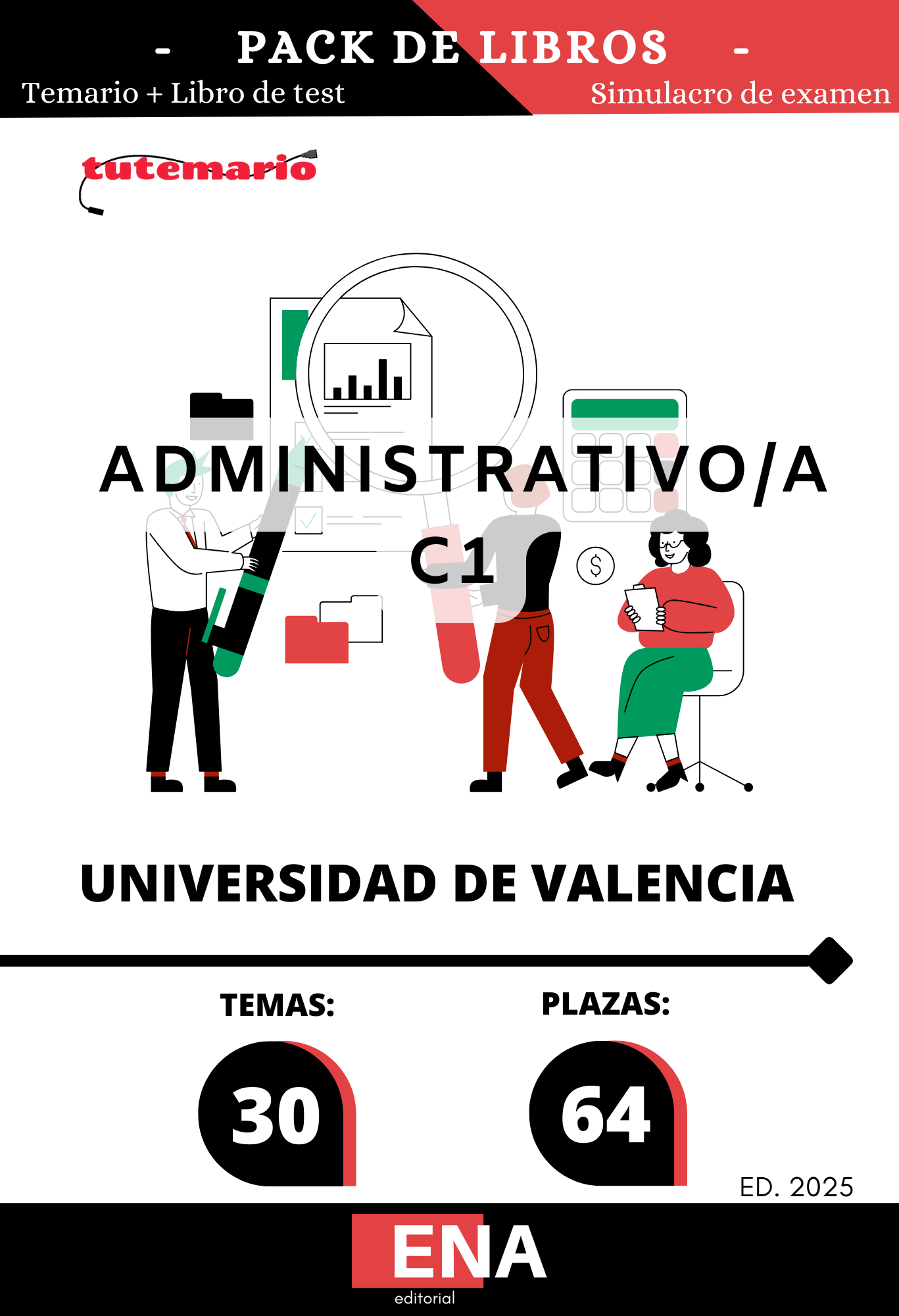 Oposición 64 Administrativo C1 Universidad Valencia.