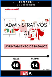 LIBRO-TEMARIO sobre los 40 temas solicitados para cubrir, con carácter de personal funcionario de carrera, mediante el sistema de oposición libre, catorce plazas de Administrativo/a, encuadradas en el grupo C, subgrupo C1, de la escala de Administración General, subescala Administrativa, según el Real Decreto Legislativo 5/2015, de 30 de octubre, por el que se aprueba el Texto Refundido de la Ley del Estatuto Básico del Empleado Público, dotadas con los emolumentos correspondientes a dicho grupo de conformidad con la vigente relación de puestos de trabajo.