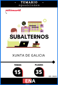 1.TEMARIO 35 Subalternos Xunta Galicia ED. 2025 (ONLINE)