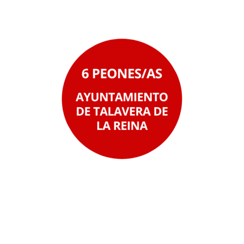 PEONES /AS AYUNTAMIENTO DE TALAVERA DE LA REINA