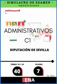 TEST INTERACTIVO, con preguntas (DE CUATRO OPCIONES DE RESPUESTA), sobre los 40 temas (16+24) solicitados para el estudio de la fase de oposición de las 7 plazas de administrativo/administrativa vacantes en la plantilla de personal funcionario, correspondientes a las O.E.P. de 2023 y 2024 de la Diputación de Sevilla, publicada en el B.O.P. n.º 147, de 1 de agosto.