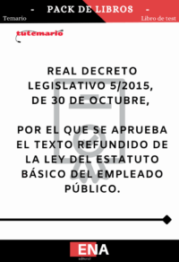 Real Decreto Legislativo 5/2015, de 30 de octubre, por el que se aprueba el Texto Refundido del Estatuto Básico del Empleado Público (TREBEP)