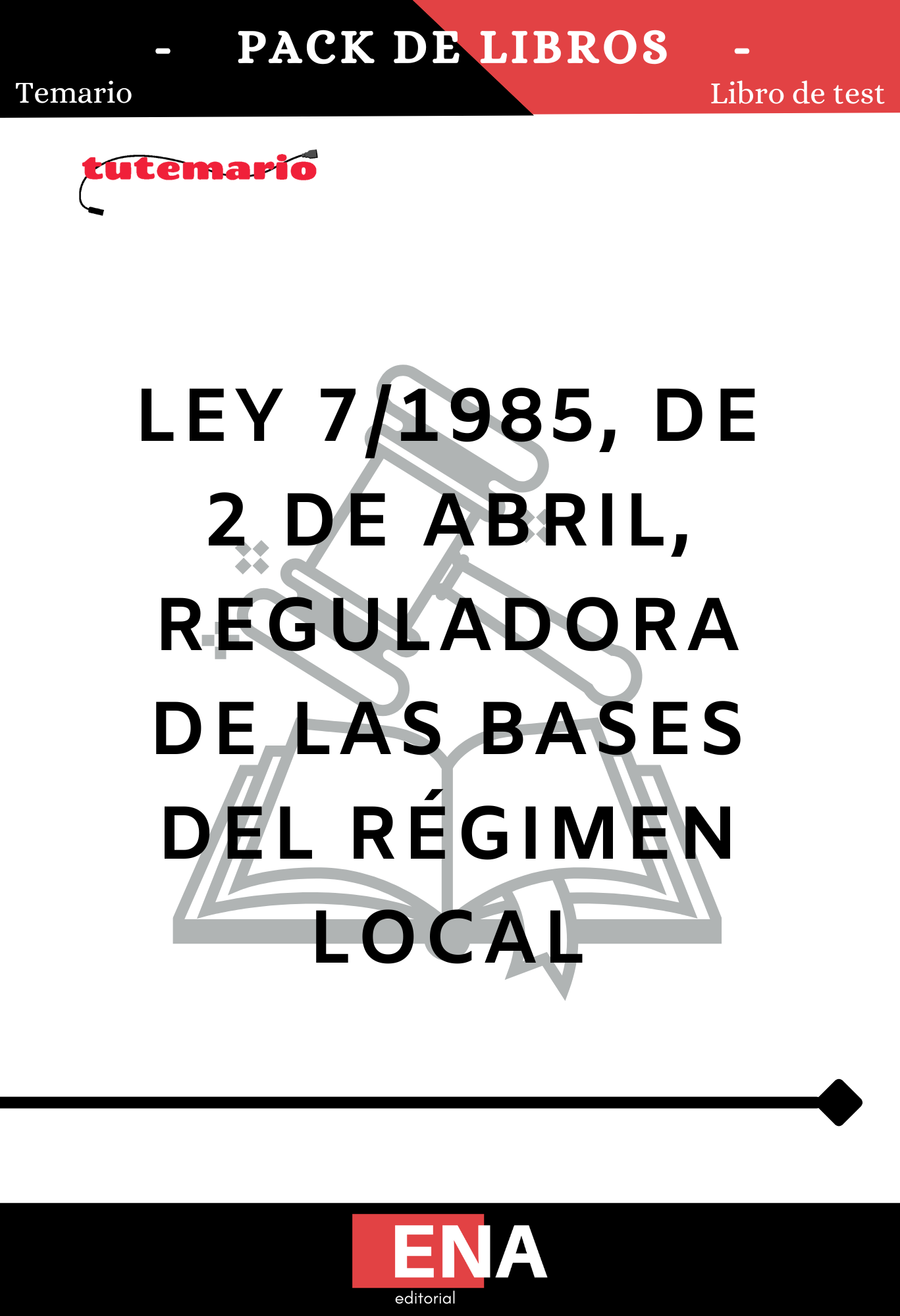 LEY 7/1985 DE 2 de abril reguladora de las Bases del Régimen Local. Formato PDF