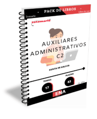 Pack de LIBRO TEMARIO y LIBRO DE TEST, con preguntas (DE CUATRO OPCIONES DE RESPUESTA), sobre los 17 temas, solicitados para el estudio del primer ejercicio de la fase de oposición, para las 83 plazas convocadas por la Xunta de Galicia del año 2025, por resolución publicada en el DOG el 25-11-2025.