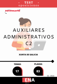 LIBRO DE TEST, con preguntas (DE CUATRO OPCIONES DE RESPUESTA), sobre los 17 temas, solicitados para el estudio del primer ejercicio de la fase de oposición, para las 83 plazas convocadas por la Xunta de Galicia del año 2025, por resolución publicada en el DOG el 25-11-2025.