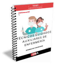 LIBRO DE TEST, con preguntas (DE CUATRO OPCIONES DE RESPUESTA), sobre los 13 + 20 temas solicitados para el estudio de las oposiciones de TCAE convocadas por la GVA para el año 2026.