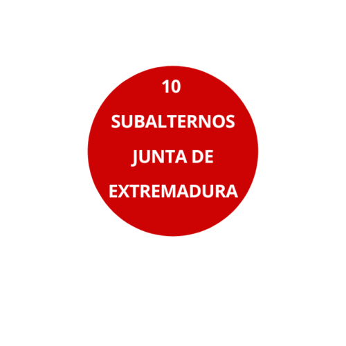Oposición 10 Subalternos Junta de Extremadura