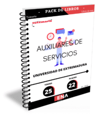 8. TEMARIO y TEST Oposición Auxiliares de Servicio Universidad de Extremadura. ED 2026 Formato ENCUADERNADO