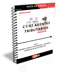 pack de LIBRO TEMARIO y LIBRO DE TEST, con preguntas (DE CUATRO OPCIONES DE RESPUESTA), sobre los 12 + 20 = 32 temas, solicitados para la oposición de las plazas convocadas por la GVA de aprobación de la oferta de empleo público de 2026 para la Administración de la Generalitat. Conselleria de Justícia i Administració Pública, por la que se convocan pruebas selectivas de acceso al cuerpo de agentes tributarios de la Generalitat, C1-07, cuerpo especial, turno libre y personas con discapacidad, por el sistema de oposición, correspondientes a la oferta de empleo público de 2026 para personal de la Administración de la Generalitat.