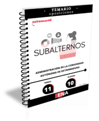 LIBRO TEMARIO, sobre los 10 temas solicitados para la convocatoria de las pruebas selectivas para el acceso a plazas vacantes de personal funcionario del Cuerpo Subalterno, Especialidad Subalterno, de la Administración de la Comunidad Autónoma de Extremadura, así como se procede a su acumulación a las convocadas mediante Orden de 23 de diciembre de 2024.