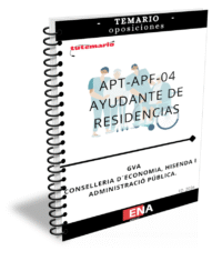 LIBRO TEMARIO, sobre los temas solicitados para el Cuerpo de servicios de Apoyo Socio-Sanitario y Educativo de la Administración de la Generalitat, Escala AYUDANTE DE RESIDENCIAS/SERVICIOS APT-APF-04, correspondientes a la oferta de empleo público de 2026 para personal de la Administración de la Generalitat.