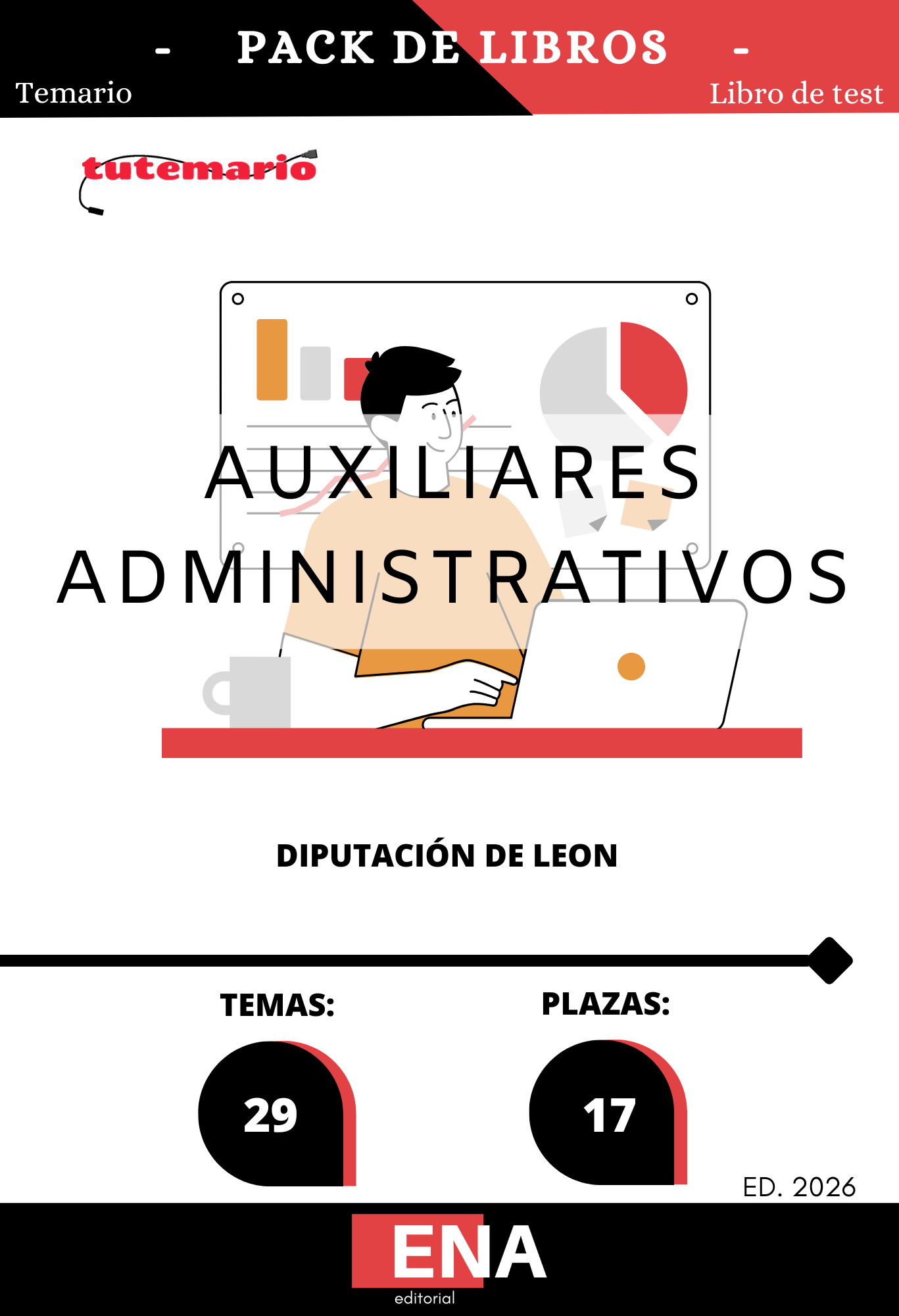 Libros oposición Auxiliar Administrativo Diputación de León.