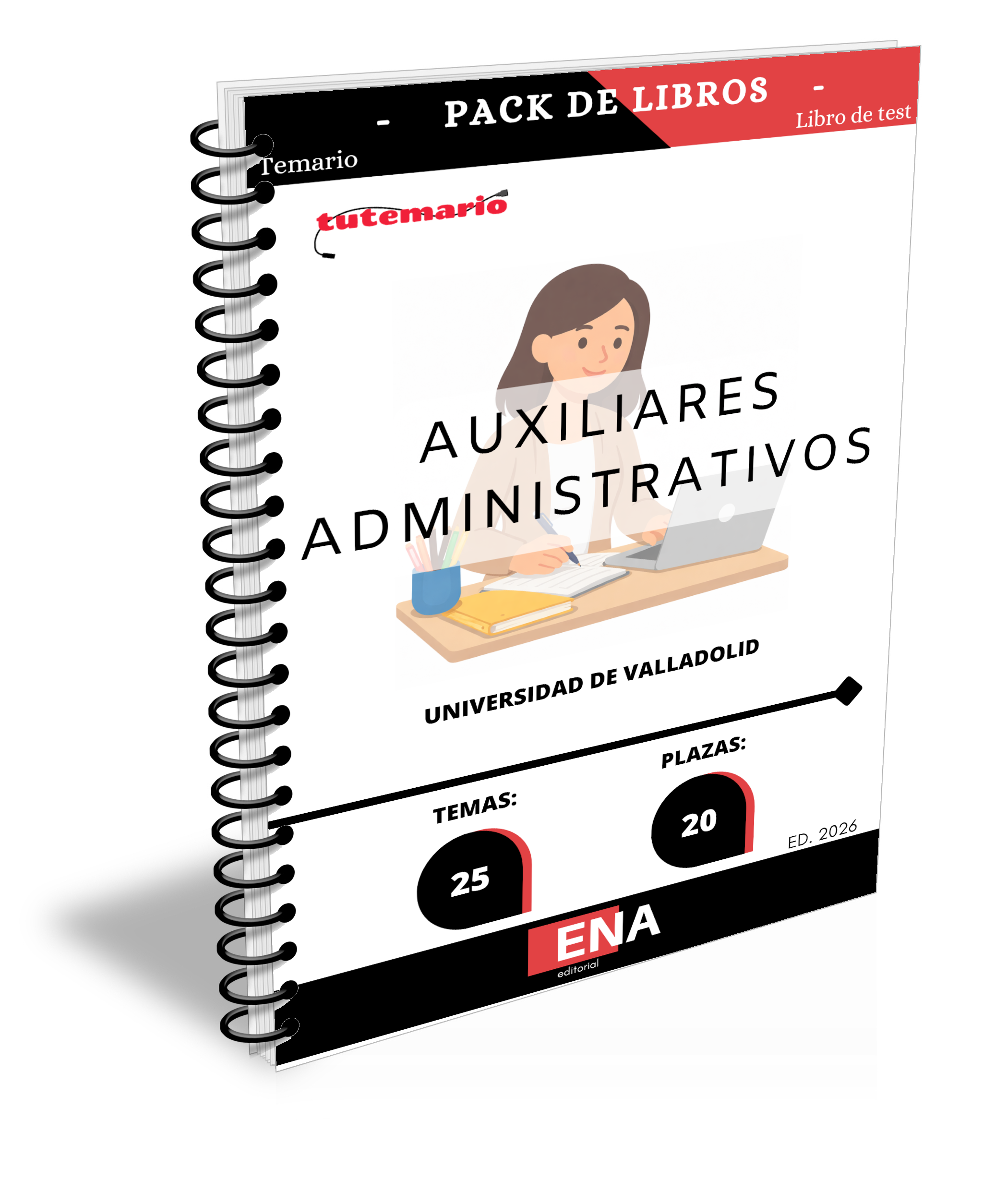 Temario de Oposición Auxiliar Administrativo Universidad de Valladolid.