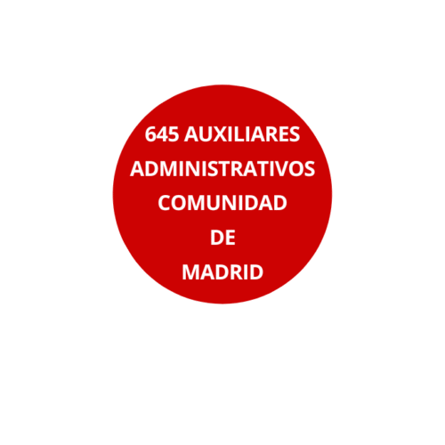 645 Auxiliar Administrativo Comunidad Madrid