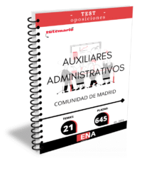 TEST, con preguntas (DE CUATRO OPCIONES DE RESPUESTA) sobre los 21 temas solicitados para el estudio de la fase de oposición de las 645 plazas convocadas por ORDEN 264/2026,de 4 de febrero, de la Consejería de Economía, Hacienda y Empleo, por la que se convocan pruebas selectivas para el ingreso, por el sistema general de acceso libre y de promoción interna, en el Cuerpo de Auxiliares, de Administración General, Grupo C, Subgrupo C2, de la Comunidad de Madrid.