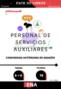 TEMARIO y TEST de la Oposición Personal de Servicios C. A. Aragón PSX ED 2026