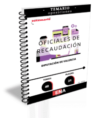 Libros oposición Oficiales Recaudación Diputación de Valencia