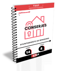 Material de estudio TEMARIOS y TEST para la convocatoria de 8 Conserjes Ayuntamiento de Benidorm.