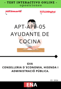Libros oposición Ayudante de Cocina GVA Convocatoria 84/26