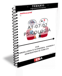 TEMARIO oposición Cuerpo A1-07-02 Escala Psicología GVA.