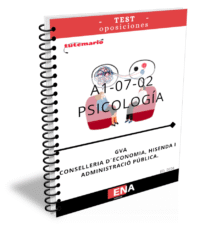 TEST. oposición Cuerpo A1-07-02 Escala Psicología GVA. Formato ENCUADERNADO
