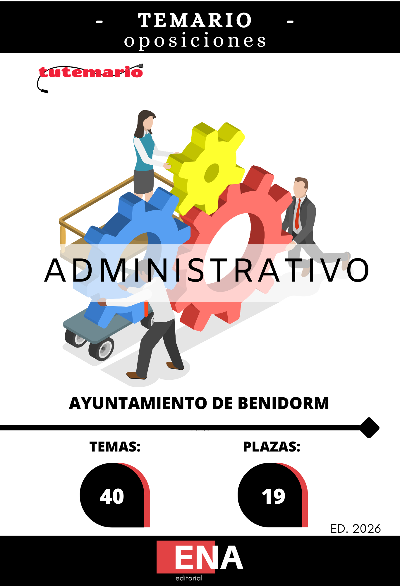 Libros de Oposición 19 Administrativos Ayuntamiento de Benidorm ED. 2026 de 9€ a 134€