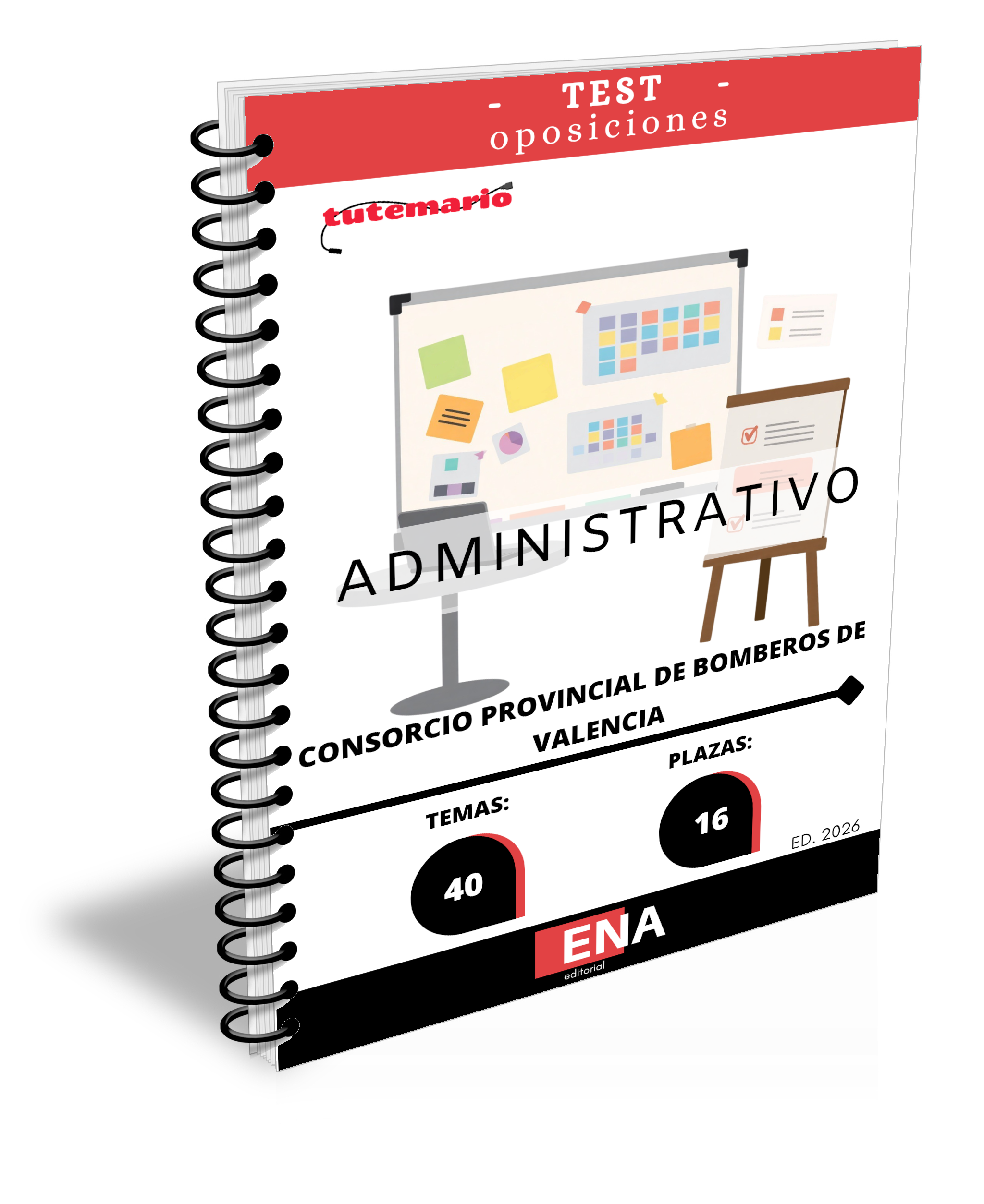 Libros de Oposición 16 plazas Administrativo Consorcio de Bomberos de Valencia ED 2026de 8€ a 104€