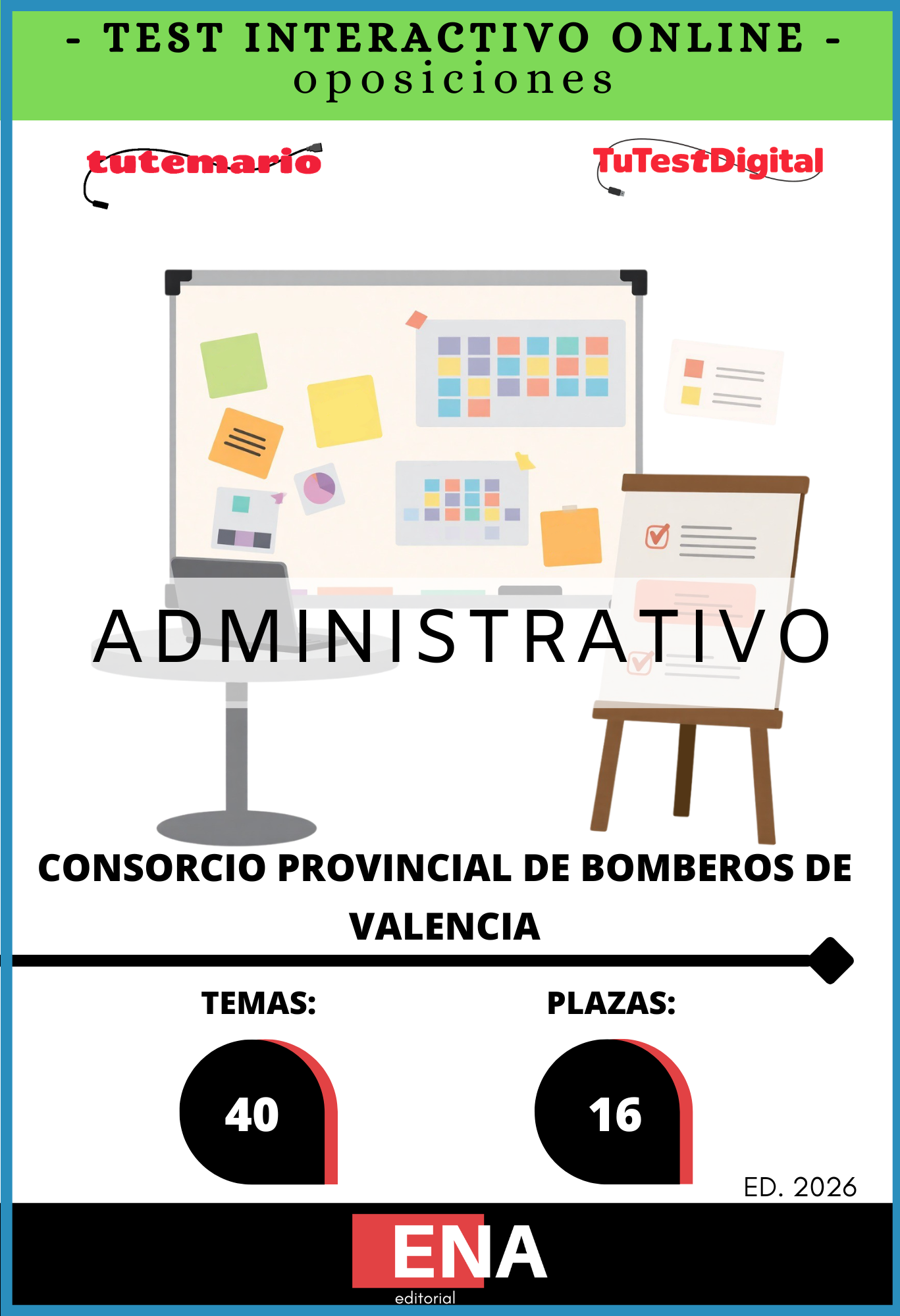 Libros de Oposición 16 plazas Administrativo Consorcio de Bomberos de Valencia ED 2026de 8€ a 104€