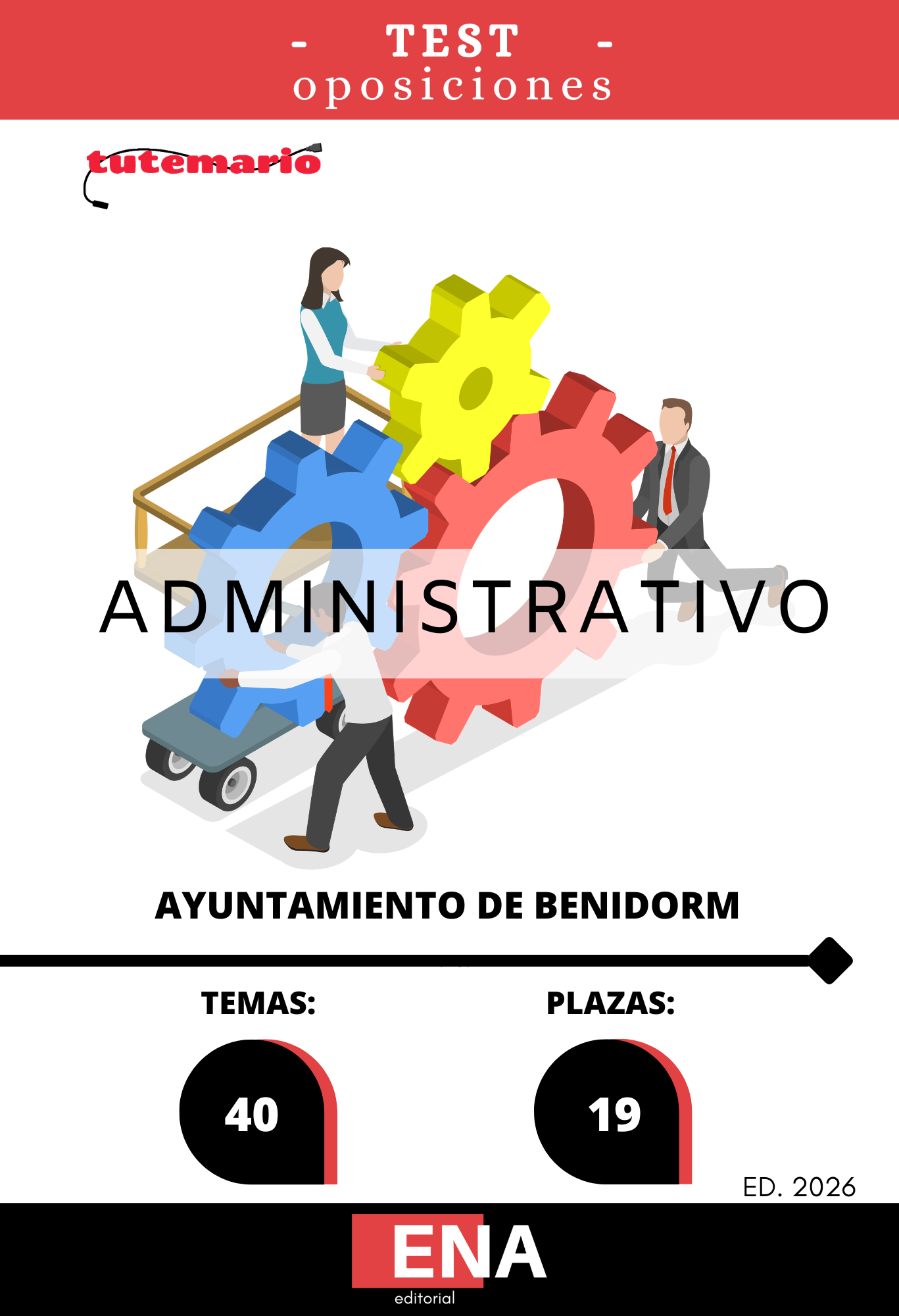 Libros de Oposición 19 Administrativos Ayuntamiento de Benidorm ED. 2026 de 9€ a 134€