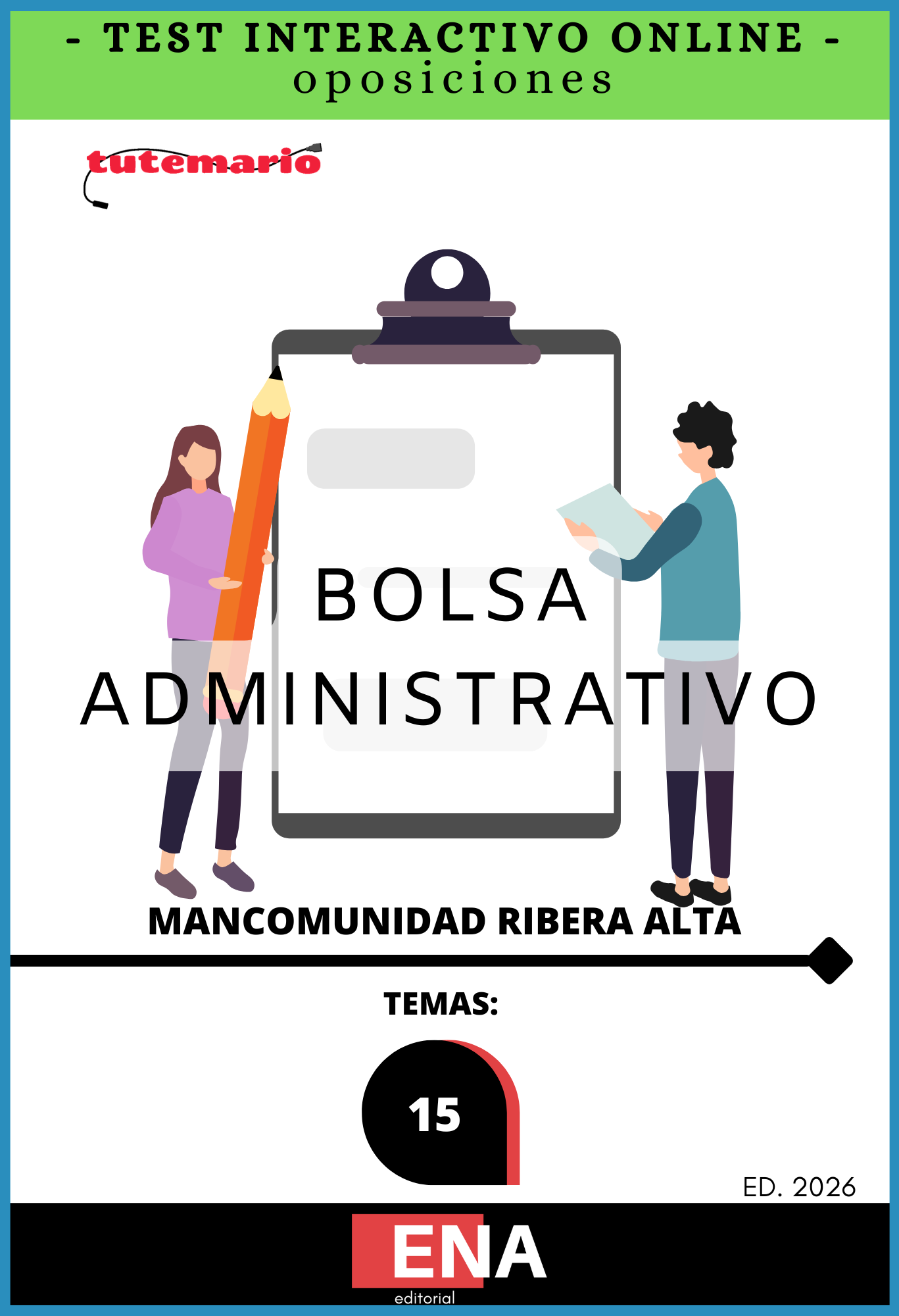 Libros de Oposición Bolsa C1 Administrativo Mancomunitat Ribera Alta ED. 2026 de 24€ a 117€