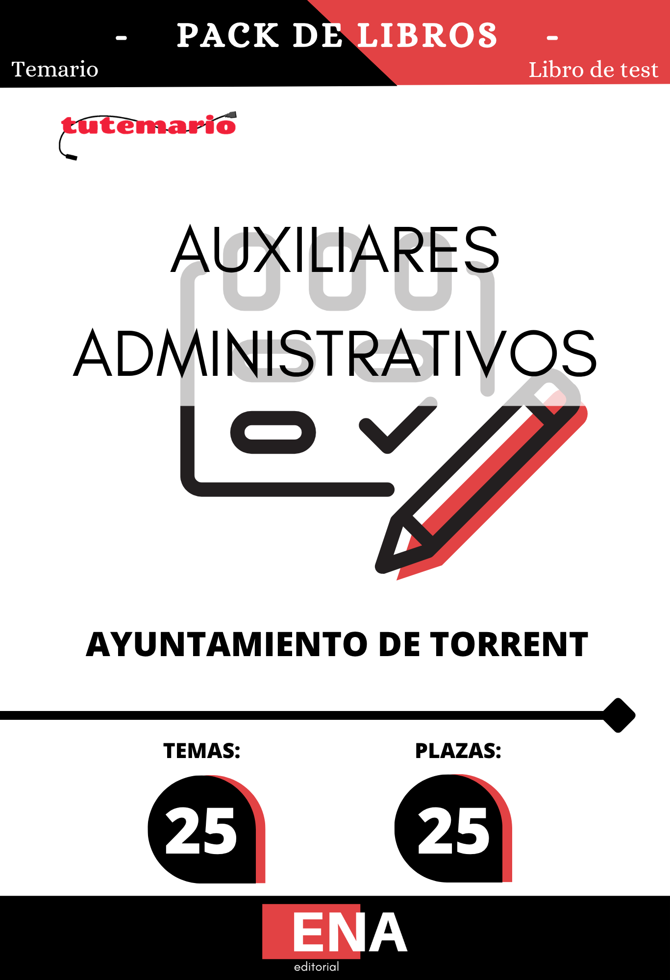 Libros de oposiciones para esta misma convocatoria Oposición 25 Auxiliar Administrativo Ayuntamiento de Torrent ED. 2026 de 9€ a 127€