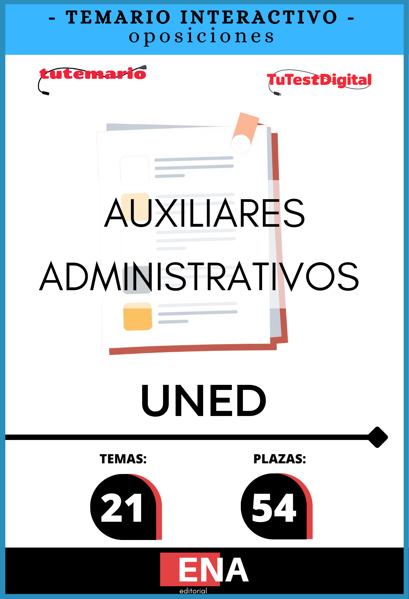 Libros de Oposición 54 Auxiliar Administrativos UNED 2026 desde 11€ a 140€
