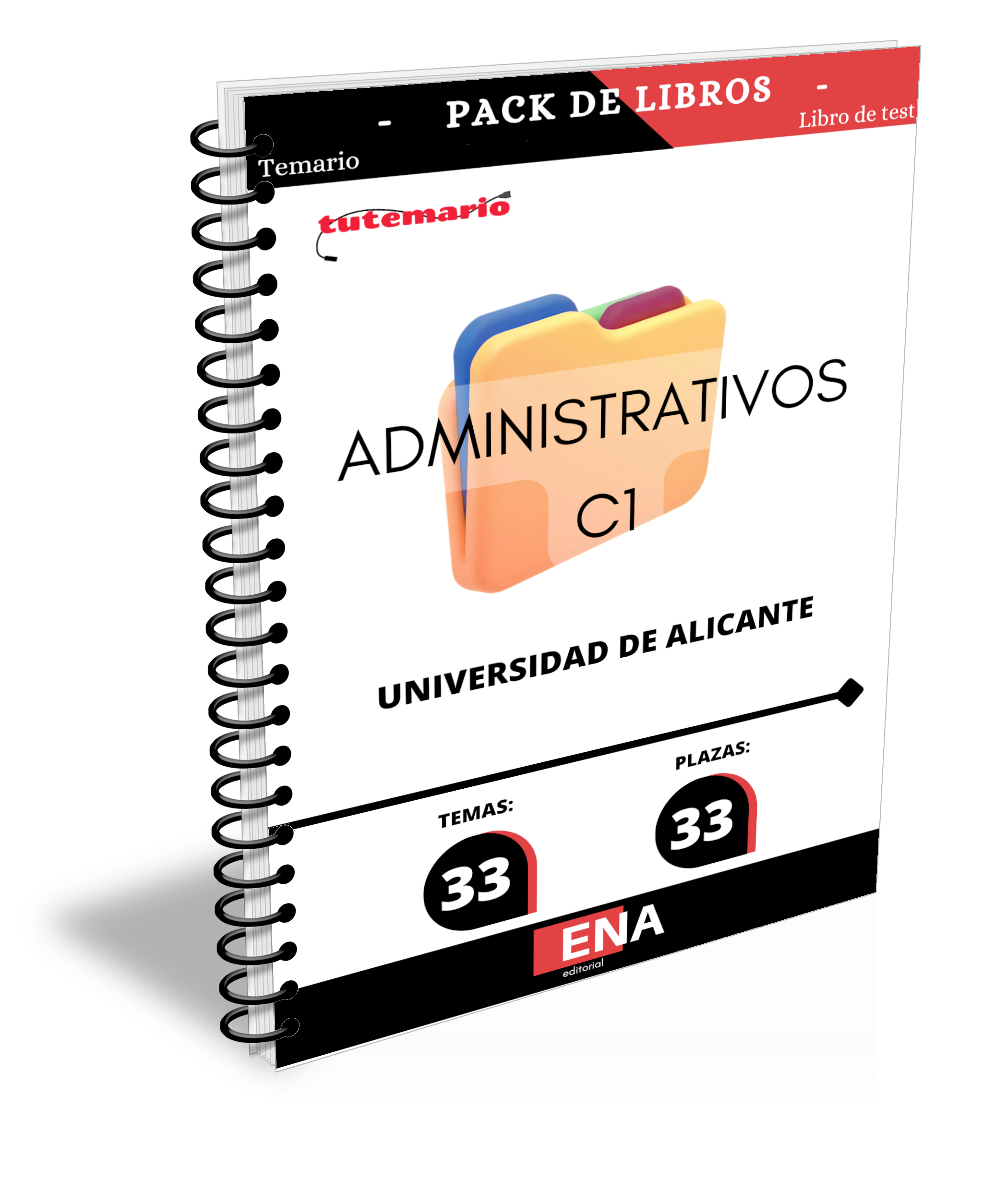 Libros Oposición 33 Administrativos C-1 Universidad de Alicante ED 2026