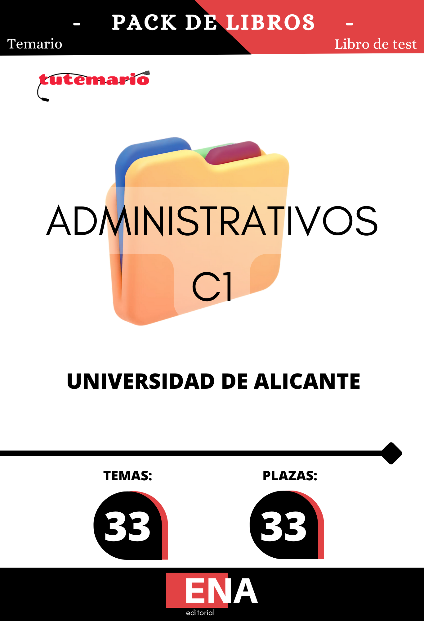 Libros Oposición 33 Administrativos C-1 Universidad de Alicante ED 2026