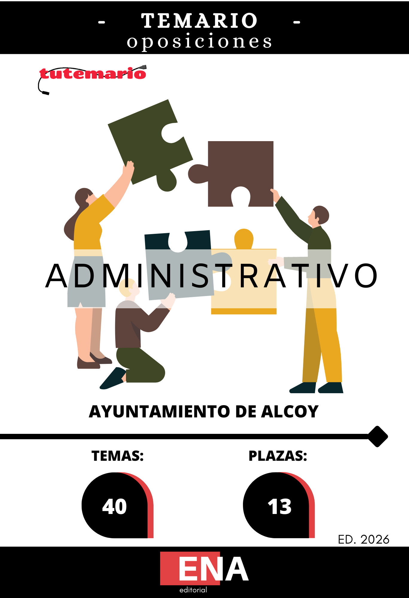 Libros Oposición 13 Administrativos Ayuntamiento de Alcoy