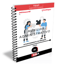 8. TEST. Oposición Auxiliar Administrativo Ayuntamiento de Badajoz. Formato ENCUADERNADO