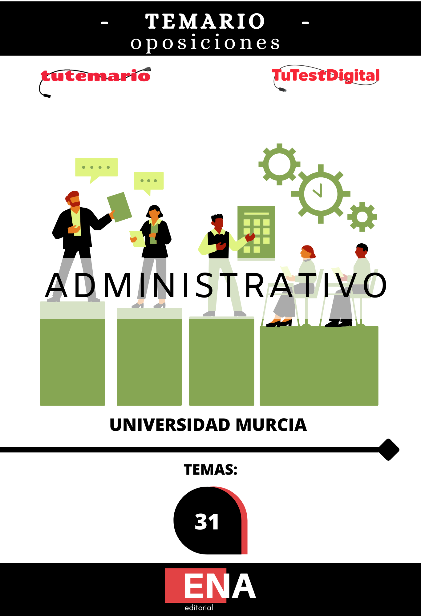 Libros de Oposición Administrativos Universidad de Murcia desde 8€ a 95€