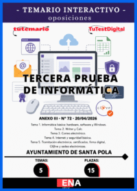 Vamos a desarrollar en este libro, los 5 temas solicitados en el Anexo III para el estudio de la tercera prueba de informática, por oposición libre, escala de Administración General, tanto para Auxiliares como para Administrativos.