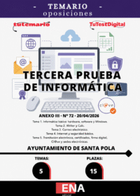 Vamos a desarrollar en este libro, los 5 temas solicitados en el Anexo III para el estudio de la tercera prueba de informática, por oposición libre, escala de Administración General, tanto para Auxiliares como para Administrativos.