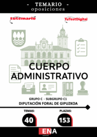 Material de estudio sobre Administrativos C-1 Diputación de Guipúzcoa / Gipuzkoa.